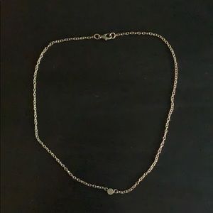 Dainty circle choker necklace